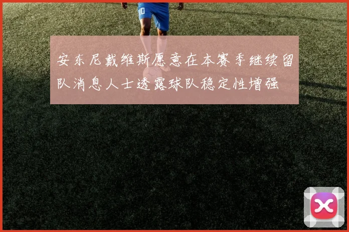 安东尼戴维斯愿意在本赛季继续留队消息人士透露球队稳定性增强